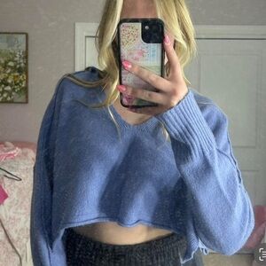 Urban Outfitters BDG Women’s Cropped Slouchy Chunky Knit Sweater Oversized Sz S
